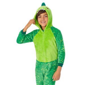 Saint Eve Youth Blanket Sleeper‎  Green (Dino)